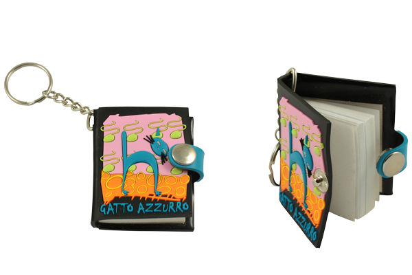 Rubber notebook and notebook keychain Rubber notebook and notebook keychain