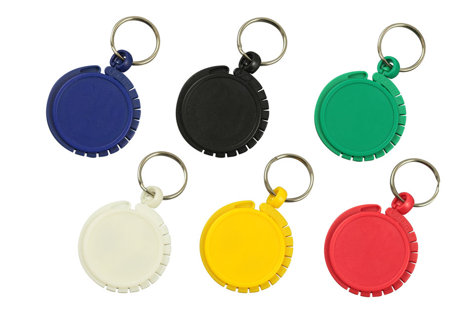 Bag hanger plastic keychain 