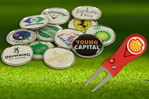 Golf divot tool with ball marker #PGT by QCS Asia w51.16