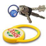 Plastic loop keychain #PSR205 QCS Asia w18.17