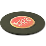 Plastic bottle coaster with doming and EVA anti-grip #PBC