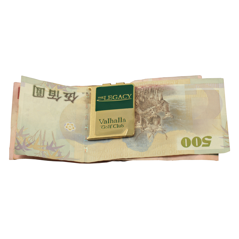 Metal enamel money clip 