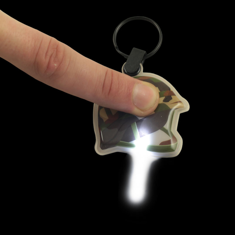 Led light keychain and screen cleaner 