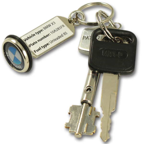 Zamac hotel & rental keychain