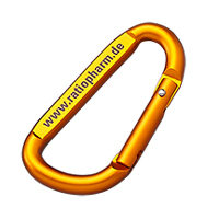 Plastic carabiner 80mm #PKB8 - QCS Asia promotional product factory