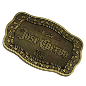 Metal enamel belt buckle