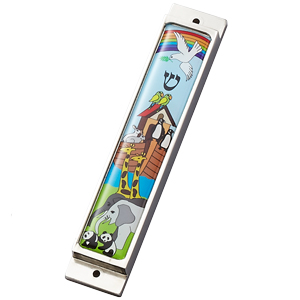 Metal mezuzah and door plaque