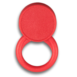Plastic glass holder badge and keychain Plastic glass holder badge and keychain
