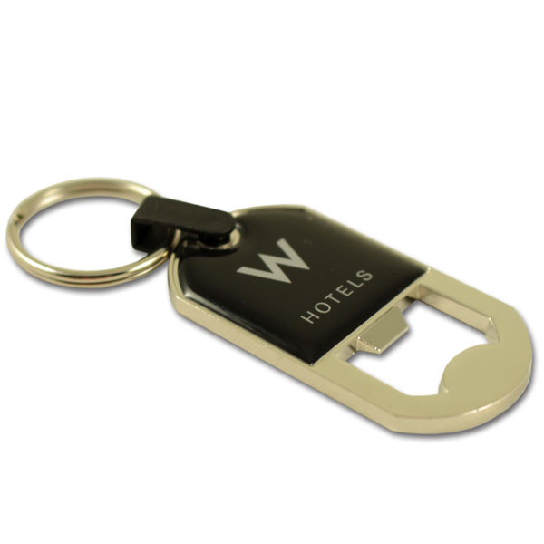 Cheap zamac dogtag bottle opener with doming
