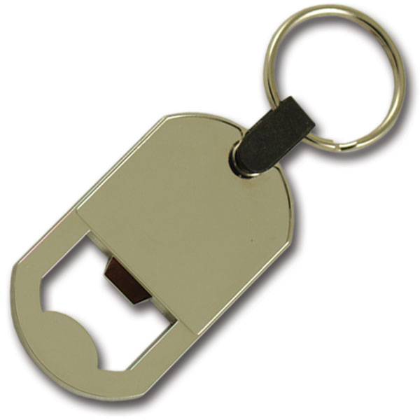 Cheap zamac dogtag bottle opener with doming