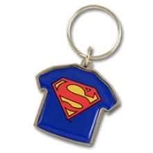 Metal tee shirt shape keychain